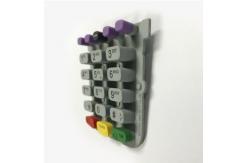 China Non Toxic 80 Shore A Silicone Rubber Keyboard For POS Machine supplier