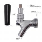 SS304 Double Wall 5L Carbonated Drink Ball Lock Mini Keg
