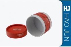 China Cardboard Cylinder Containers / Red Paper Cylinder Box Packaging For Candy supplier