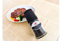 China Selectable Filler Glass Pepper Grinders with Reusable Glass Jar Grinding Mechanism supplier