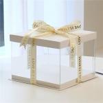 Unique Clear Cake Containers - 4-12 Inch Sizes, Customizable. SEO-Optimized!