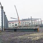 H Section Steel Frame Industrial Building Prefabricated Metal Frame Structure Construction for sale
