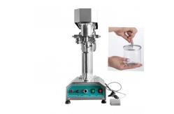 China Aluminium Tin Can Sealer Machine Semi Automatic Beer Cans Closing Sealing Machine supplier