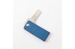 China custom Embossing Logo PU Leather USB Flash Drive USB 2.0 Port supplier