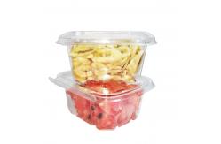 China China Supplier Tamper-Resistant Clear Hinged Container with Flat Lid supplier