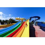 ODM Dapeng Water Park Children Swimming Pool Equipment Games Fiberglass Slide for sale