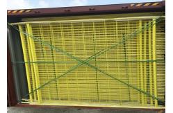 China OEM ODM H2m Temporary Security Fence PVC Coated Crowd Control Fence supplier