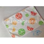 Streak Free Printed Microfiber Cloth Absorbent 40 x 60cm , Car Microfiber Cloth for sale