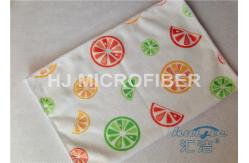 China Streak Free Printed Microfiber Cloth Absorbent 40 x 60cm , Car Microfiber Cloth supplier