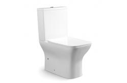 China Bathroom Two Piece Siphonic Toilet Rimless ADA Compliant Cupc Approved supplier