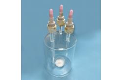China Customizable High Purity Quartz Bubbler With High Temperature Custom Size supplier