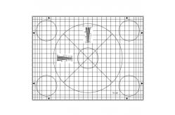 China Reflectance Resolution Grid Test Chart Target Sineimage YE0187 For TV Cameras supplier