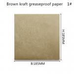 Disposable Coloured Greaseproof Wrapping Paper For Hamburger for sale