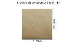 China Disposable Coloured Greaseproof Wrapping Paper For Hamburger supplier