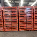 Forklift Collapsible Metal Storage Box , Stackable Metal Cage Containers Rack Bin