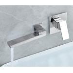 Wall Mounted European Swing Wash ODM Concealed Basin Mixer