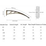 Customizable Plastic ABS Canopy Brackets For PC Window Cover Protection