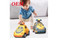 China Custom Plastic Toy PVC Pull Back Car Toys With Customized Designs supplier