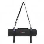 Comfortable Roll Up Tool Bag Black Roll Up Tool Pouch Medium Capacity