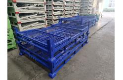 China Heavy Duty Foldable Pallet Cage 1000-2000kg Load Bearing ISO9001 Certified supplier