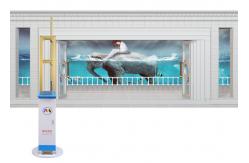 China Lcd Special Ink Heating Auto Blank Skip Vertical Wall Painting Machine supplier