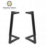 Iron Stool Legs Metal Square Frame Bar Table Feet Support Corner Computer Desk Table Legs for sale