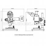 BF / DF DIC Metallurgical Optical Microscope Halogen Lamp Infinity System  A13.0212