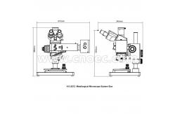 China BF / DF DIC Metallurgical Optical Microscope Halogen Lamp Infinity System  A13.0212 supplier