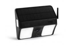 China 1080P pir Solar Board battery Powered WiFi Wireless Floodlight Solar Security Camera Yard supplier