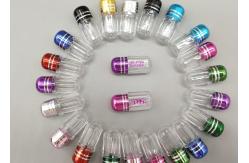 China 12mm PS Empty Plastic Pill Capsules Single Pill Capsule Packaging Bottles supplier