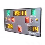 Red Green Yellow Color Portable Electronic Basketball Scoreboard For College for sale