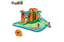 China Children Pool 1000D Inflatable Slip And Slide supplier