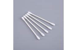 China Home Use Cotton Bud Swab Double Round Tip And Paper Stick No Pollution supplier