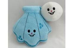 China Shell and Pearl Plush Pet Toy Safe Squeak Dog Toy BSCI Factory supplier