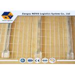 Medium Duty Galvanised Steel Mesh Deck Railing , Pallet Rack Retail Shelving Systems  for sale