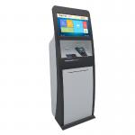 Lobby Standing Automatic Teller Cash Dispensing Machines 15Inch 17Inch for sale