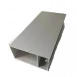 Silver Sandblasting Anodized Aluminum Profiles 6063 T5 Alloy