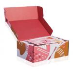 CMYK Offset CDR Apparel Packaging Boxes , EVA Blister Colored Corrugated Mailing Boxes for sale