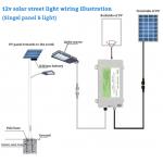 IEC62133 Solar Street Light Battery Lifepo4 12V 25AH With Connectors for sale