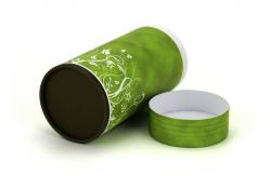China Tea Herb Paper Tube Packaging Flexible Gloss / Matt Lamination supplier