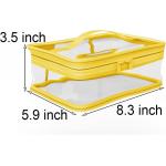 Lightweight Shockproof PVC Cosmetic Bag With Handle