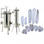 3000L/Hour Stainless Steel Bag Filter Housing Efficient Filtration 2-10bar Rating for sale