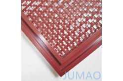 China Square Hole Cabinet Door Inserts Metal Wire Mesh ODM supplier