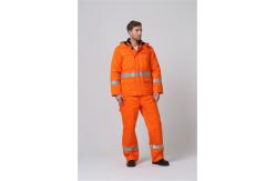 China EN342 Fire Resistant Winter Jacket , 1% Carbon Fiber Cold Weather Workwear supplier
