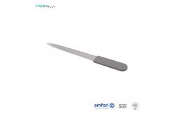 China Custom Printed Silicon Steel Nail File Personalized Nail File Board 12x1.2cm supplier