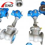 Cast Steel Electric Gate Valve DN100 For Thermal Power Station API DIN JIS  Standard for sale