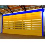 3m Height  0.6 M/S Roll Up Security Shutters With PVC Window