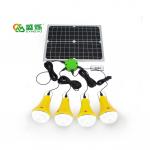 CE ROHS 11-30Hrs 4PCS Lithium Lamp Solar System For Home Lighting Price Integrated Solar Energy Outdoor Light for sale