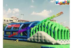 China Fire Retardant PVC Inflatables Obstacle Course 5K Climbing Jumping Castle supplier