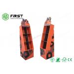 OEM Customized Foldable Cardboard POP Displays Cardboard Floor Display Stand for sale